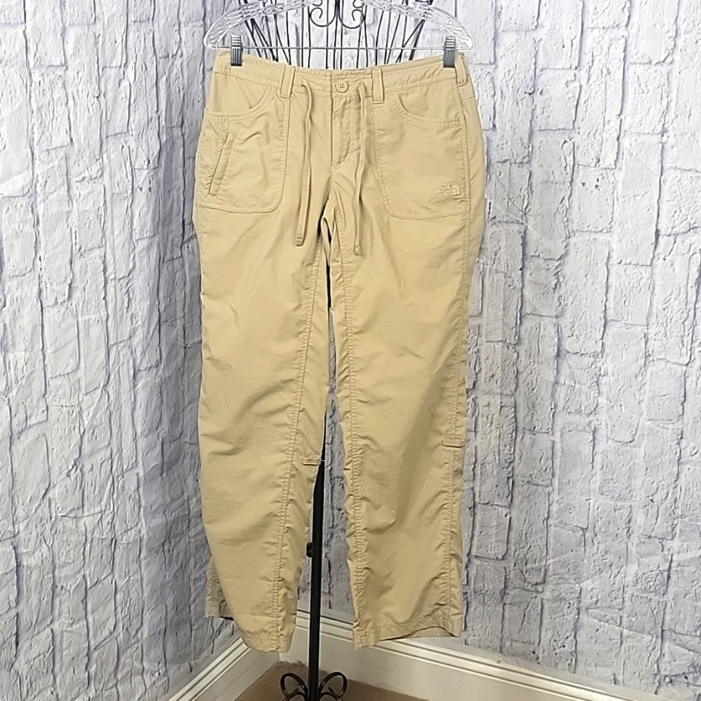 THE NORTH FACE Women's‎ Khaki Nylon Adjustable Pants Size 6
